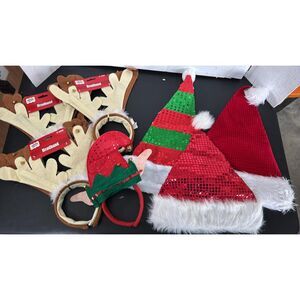 Festive Fun ! The Great pretenders Reindeer Antlers & Santa Hats